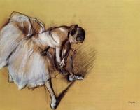 Degas, Edgar - Dancer Adjusting Her Slipper